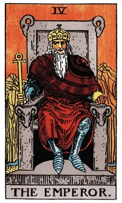 The Emperor tarot card (Rider–Waite)