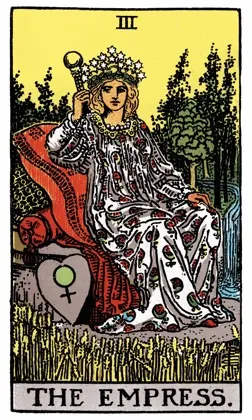 The Empress tarot card (Rider–Waite)
